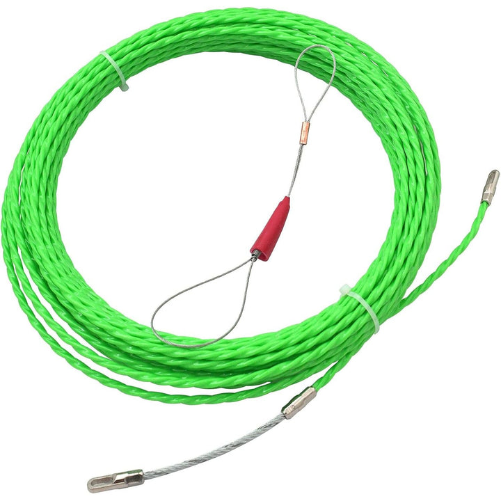Fish Tape 49FT Wire Fishing Tools Cable Pulling Wire 4.5mm Diameter, Ideal for Cable Runs 15m - Just Closeouts Canada Inc.