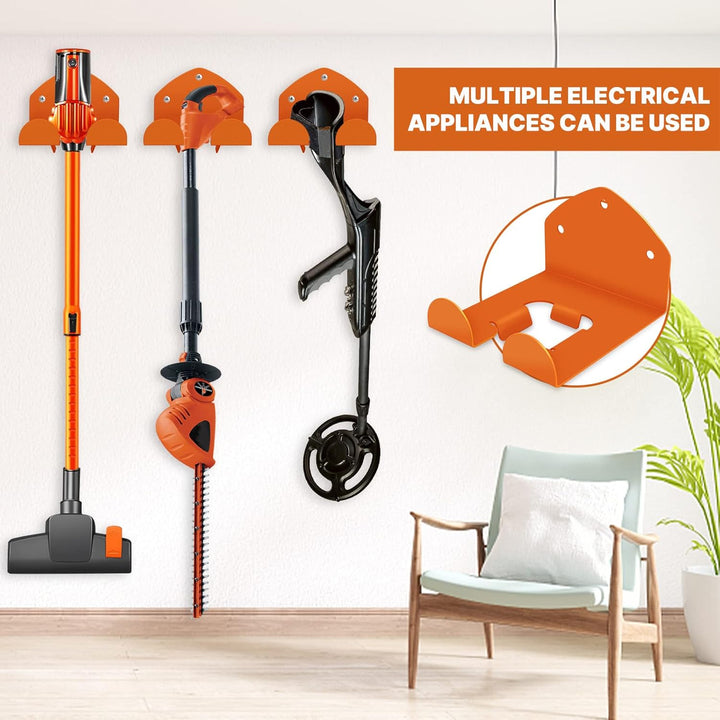 FLEXI RODS Garage Storage Garage Organizer Trimmer Rack Garden Power Tool Hanger for Grass Trimmer, Hedge Trimmer, Garage Wall, Garage Trimmer, Garden Tools, 1 Pack - Just Closeouts Canada Inc.