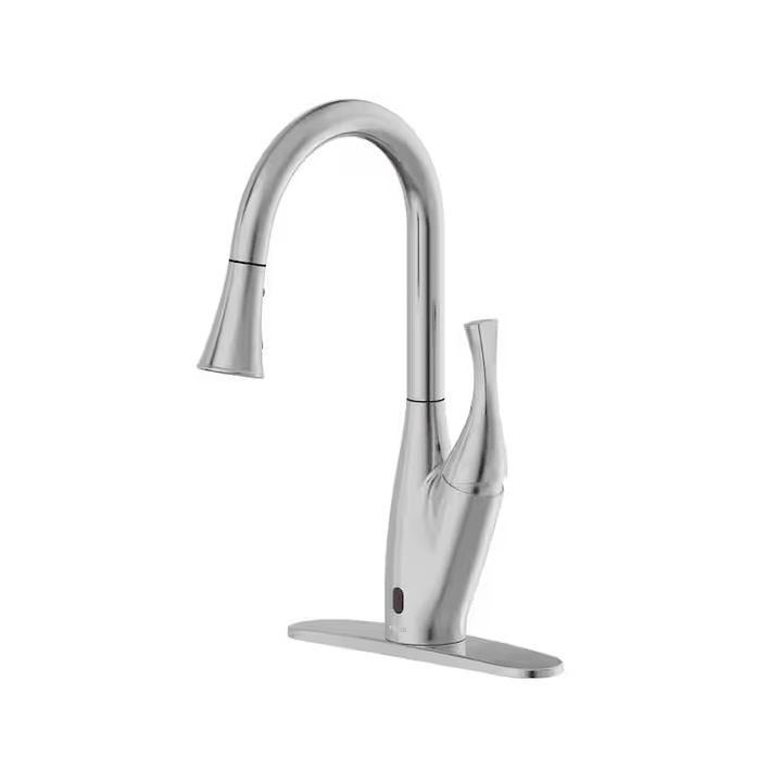 FLOW X Series Single - Handle Pull - Down Sprayer Manual & Motion Sensor Kitchen Faucet, Brushed Nickel - Just Closeouts Canada Inc.FLOWX-BN