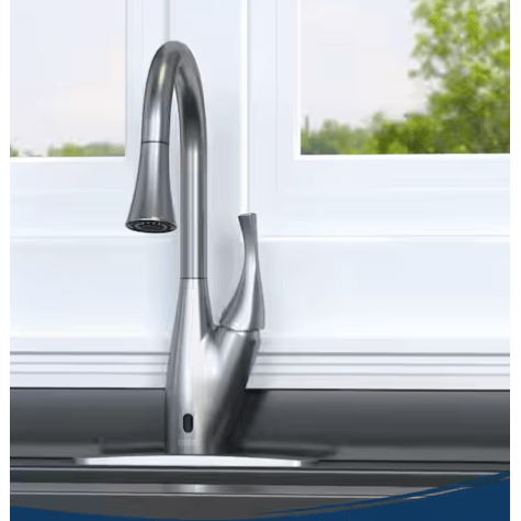 FLOW X Series Single - Handle Pull - Down Sprayer Manual & Motion Sensor Kitchen Faucet, Chrome - Just Closeouts Canada Inc.FLOWX-CP