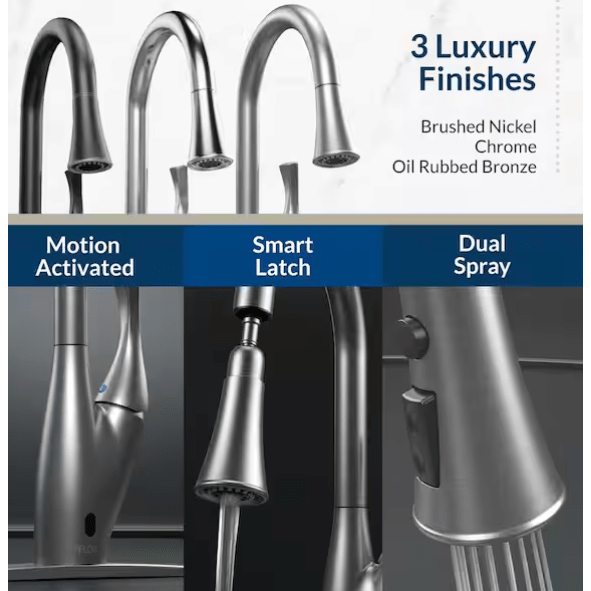 FLOW X Series Single - Handle Pull - Down Sprayer Manual & Motion Sensor Kitchen Faucet, Oil - Rubbed Bronze - Just Closeouts Canada Inc.FLOWX-ORB