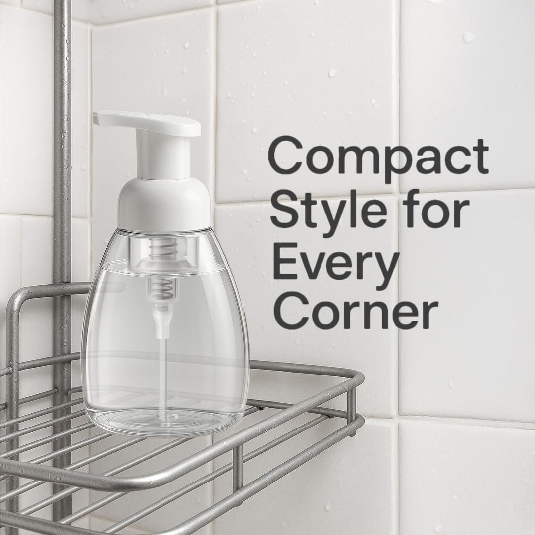 Foaming Soap Dispenser Pump - Bottle for Liquid Soap, 250ml (8.5 oz) Pack of 2 - Just Closeouts Canada Inc.