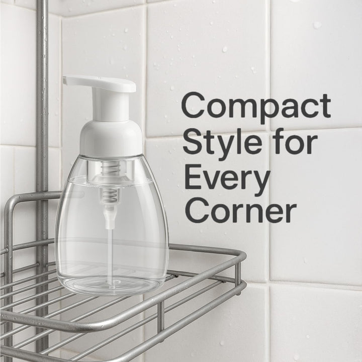 Foaming Soap Dispenser Pump - Bottle for Liquid Soap, 250ml (8.5 oz) Pack of 2 - Just Closeouts Canada Inc.