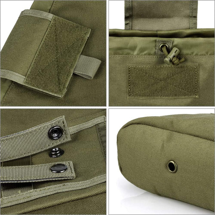 Foldable MOLLE Dump Pouch with Canada Flag Patch – Army Green - Just Closeouts Canada Inc.
