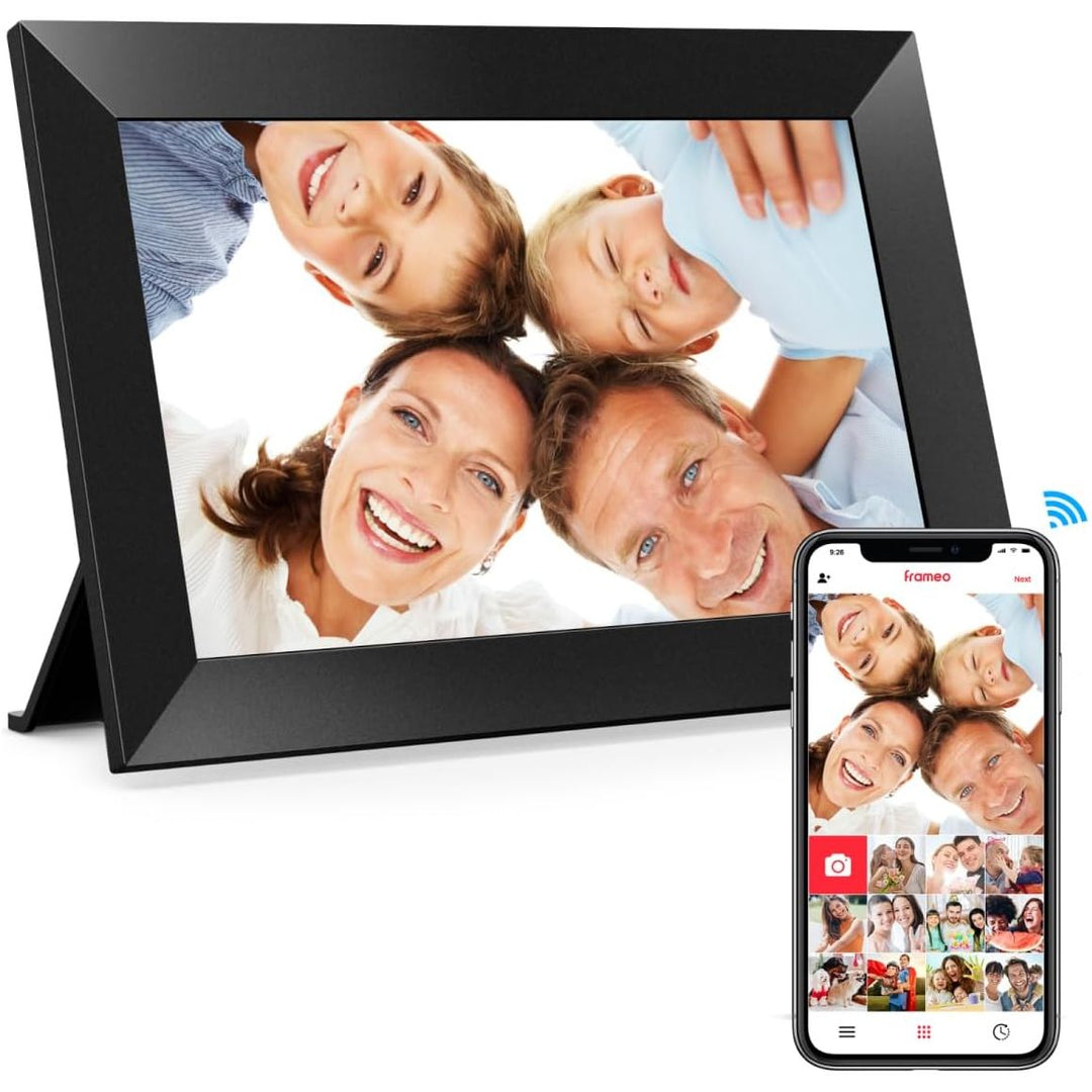 Frameo 10.1 Inch WiFi Digital Picture Frame, 1280x800 HD IPS Touch Screen Photo Frame Electronic, 32GB Memory, Auto - Rotate, Wall Mountable, Share Photos/Videos Instantly via Frameo App from Anywhere - Just Closeouts Canada Inc.