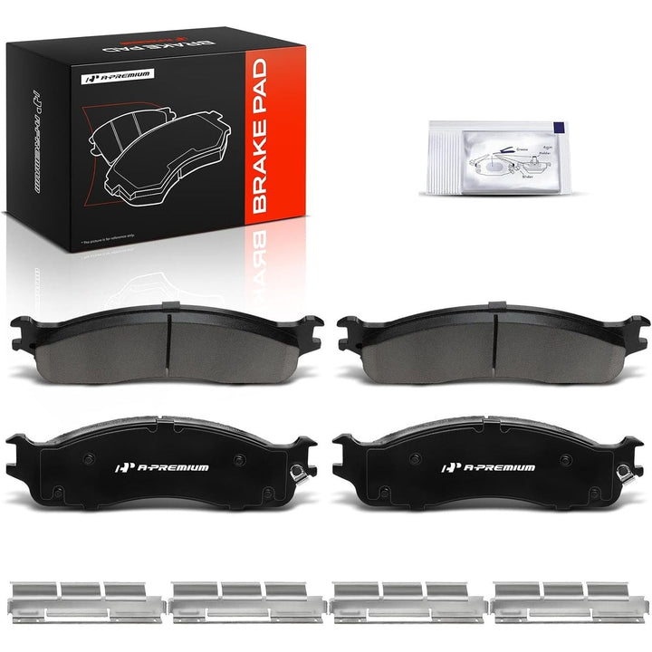 Front Ceramic Brake Pads for Ram 1500 Mega Cab & 2500/3500, 4-Piece - Just Closeouts Canada Inc.