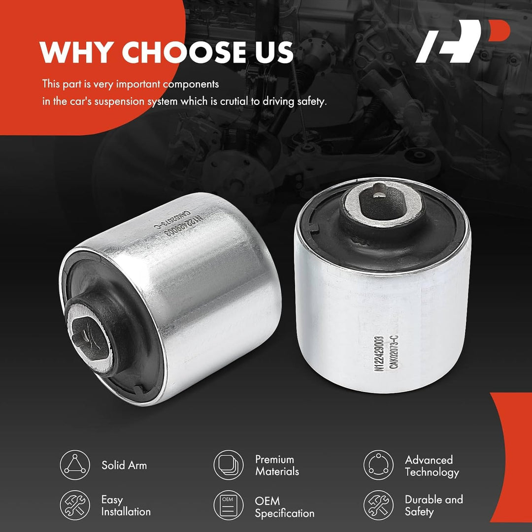 Front Lower Forward Control Arm Bushings, Pair, for Mercedes-Benz - Just Closeouts Canada Inc.