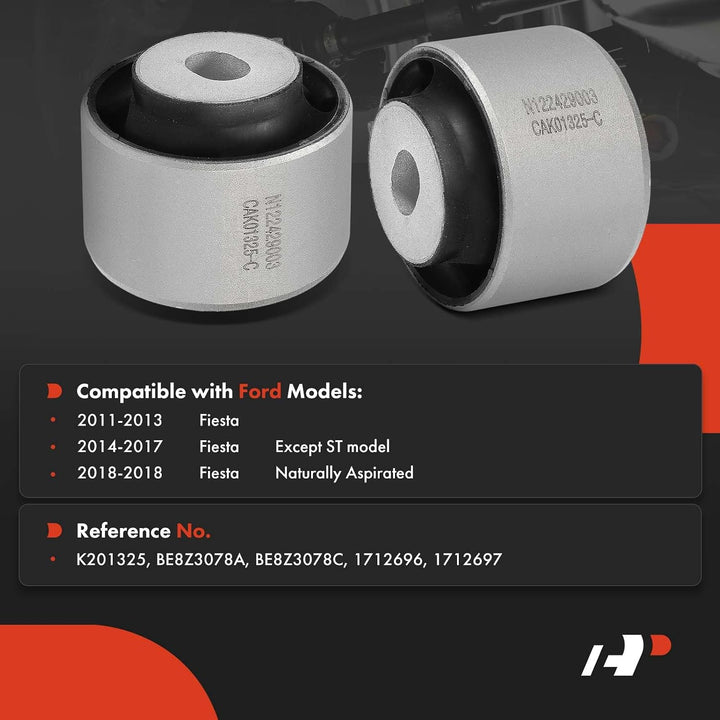 Front Lower Rearward Control Arm Bushings, Pair, for Ford Fiesta - Just Closeouts Canada Inc.