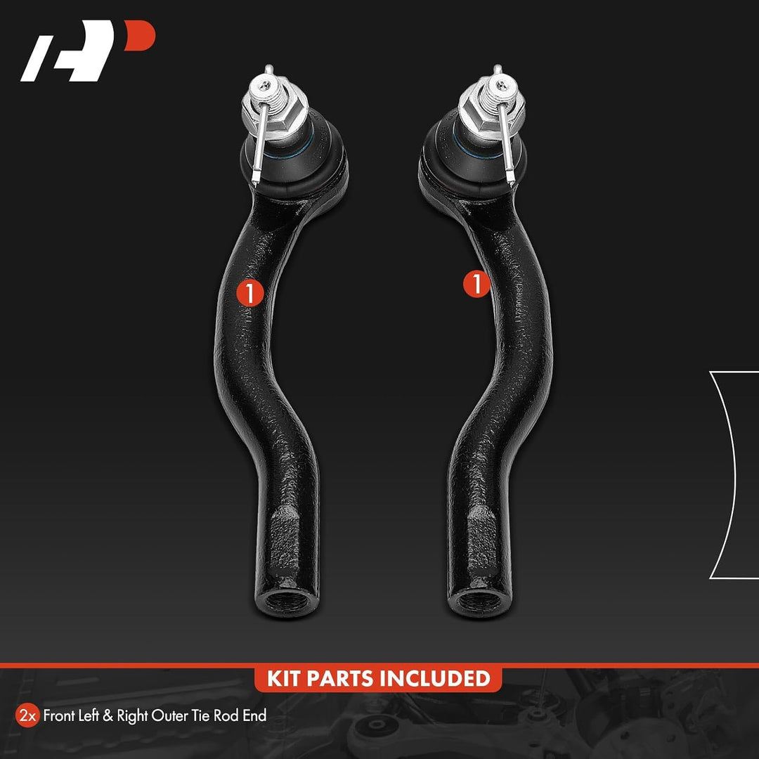 Front Outer Tie Rod Ends, Pair, for Nissan & Infiniti SUVs - Just Closeouts Canada Inc.