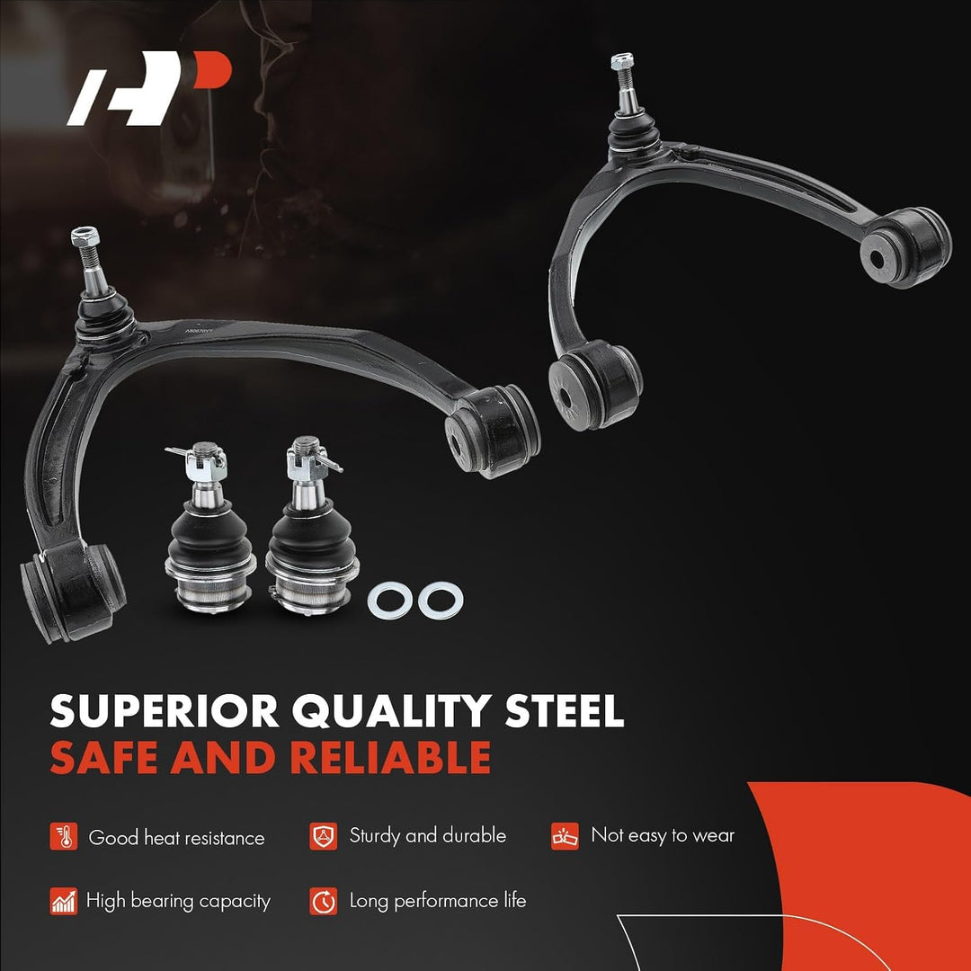 Front Upper Control Arms & Lower Ball Joints, 4-Piece Kit - Just Closeouts Canada Inc.