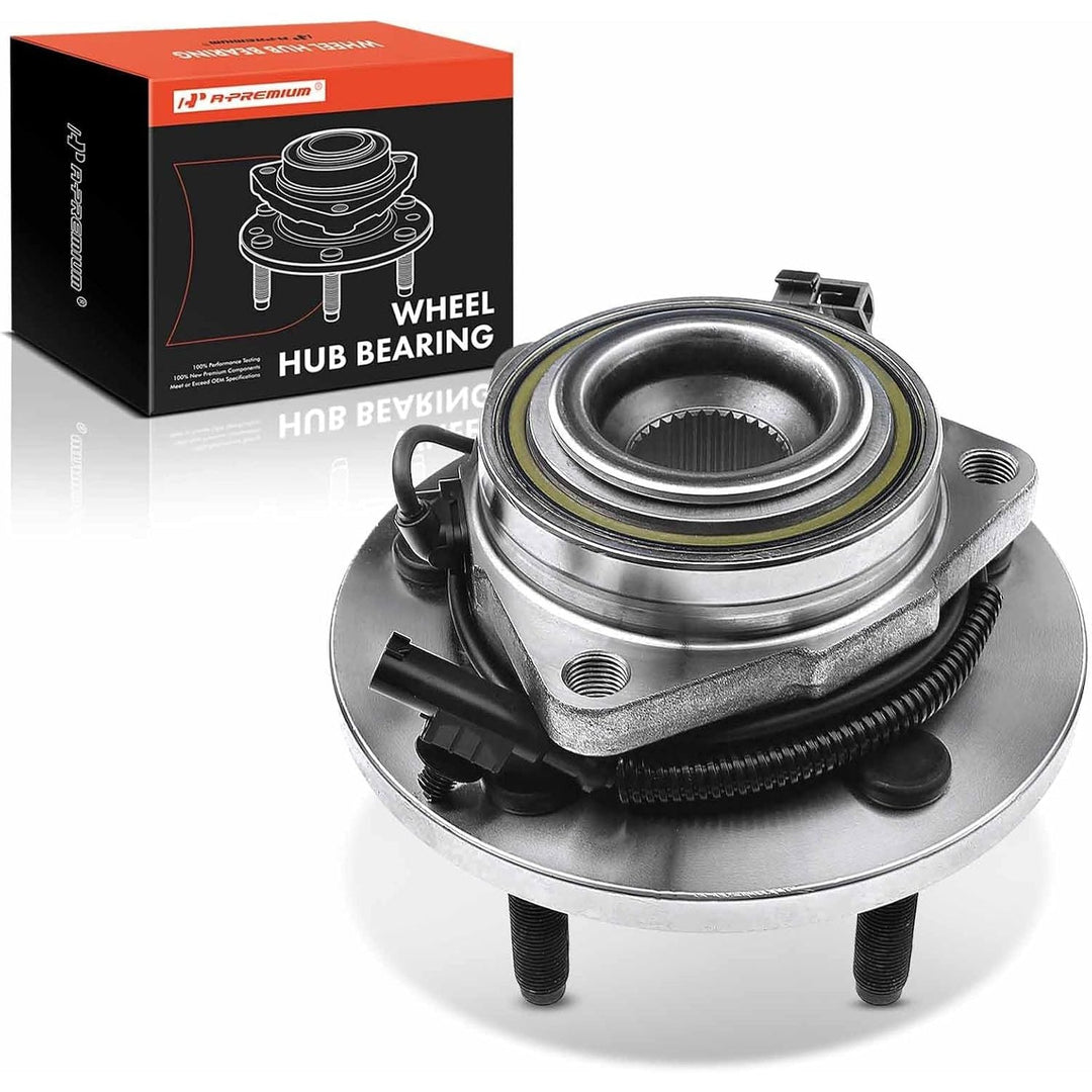 Front Wheel Bearing and Hub Assembly with ABS & 5-Lug Compatible with Dodge Dakota 2005-2010, Ram Dakota 2011, Mitsubishi Raider 2006-2008, 4-Wheel ABS Only, Replace  513229 - Just Closeouts Canada Inc.