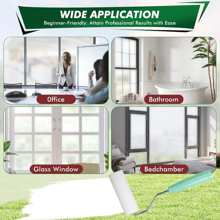 Frosted Glass Paint, Privacy Window Paint For Glass, Frosted Glass Spray Waterproof & UV Resistant, Window Frosting Spray For Shower Doors, Bathroom, Kitchen, Craft, Indoor & Outdoor (16oz) - Just Closeouts Canada Inc.