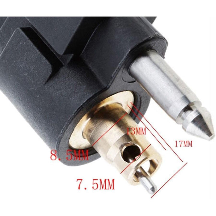 Fuel Gas Line Assembly, 3/8in Boat Motor Fuel Gas Line Hose with Primer Bulb Connector for OMC Johnson Evinrude,Yamaha, Boat, RV, Caravan, Marine, Tractor - Just Closeouts Canada Inc.