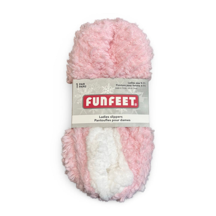 Funfeet Ladies Slippers, Size 9 - 11, 1 Pair - Just Closeouts Canada Inc.629284122651