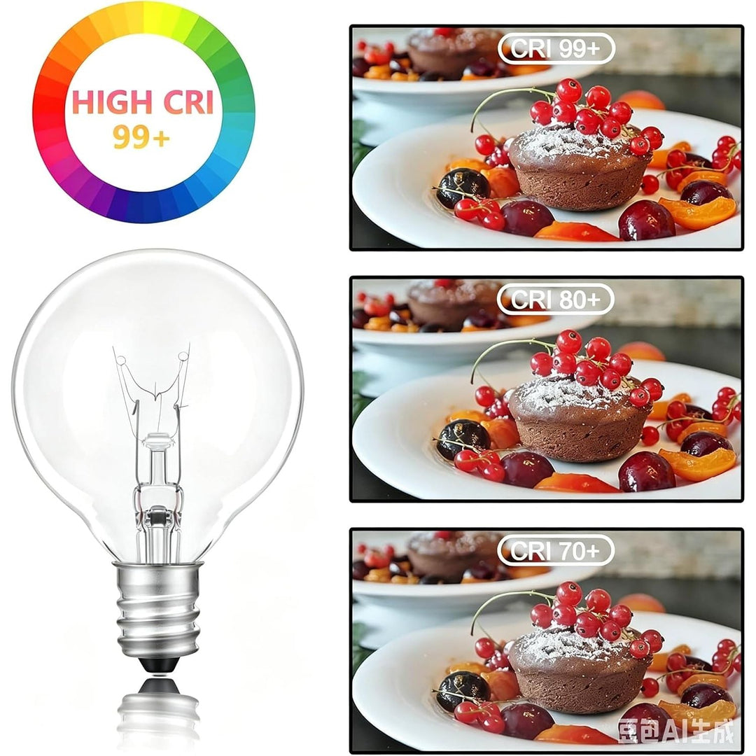 G40 Incandescent Globe 120V Light Bulb E12 Outdoor Light Bulbs 5W 2200K Warm White String Light Bulbs Patio Light Bulbs Replacement for Outdoor String Lights - Just Closeouts Canada Inc.X004AR19MN