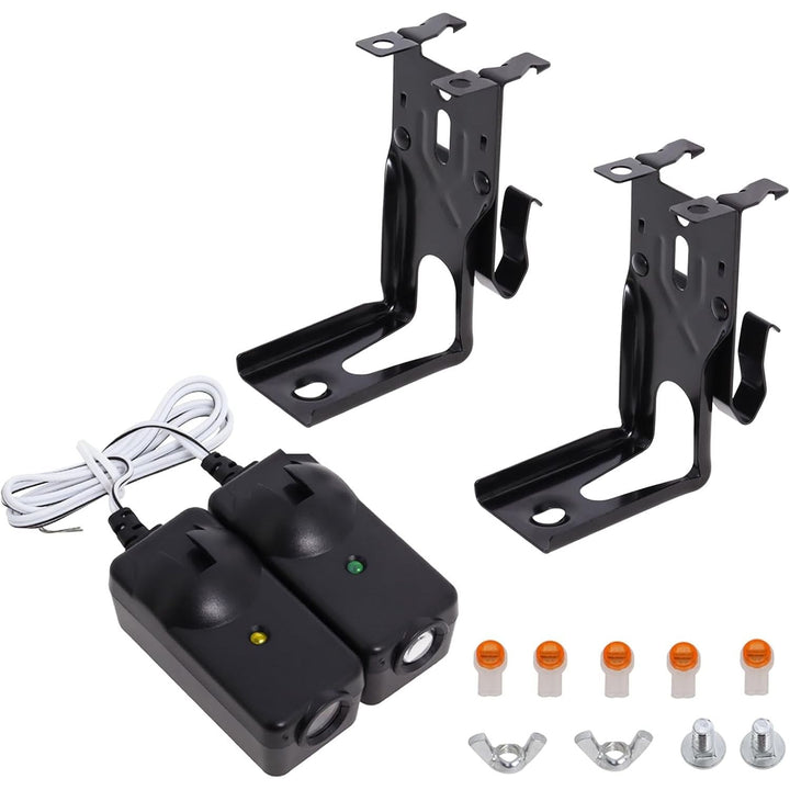 Garage Door Sensor Compatible with Lift master Chamberlain Sears Craftsman Garage Door Opener Made After 1997, 41A5034 G801CB-P Garage Door Safety Sensor Kit with 2 Mounting Brackets - Just Closeouts Canada Inc.