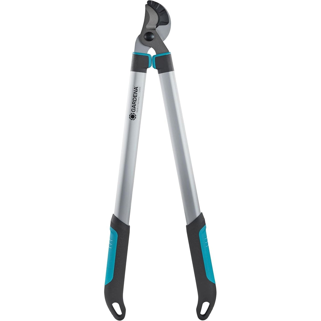 Gardena EasyCut 680 A Pruning Lopper, Anvil Pruning Lopper for Cutting Hard, Dry Wood, Non-Stick Coating, ErgoTec Handle (12004-20), Black, Silver, Turquoise - Just Closeouts Canada Inc.