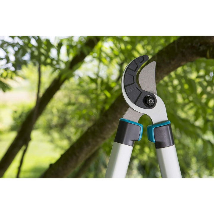 Gardena EasyCut 680 A Pruning Lopper, Anvil Pruning Lopper for Cutting Hard, Dry Wood, Non-Stick Coating, ErgoTec Handle (12004-20), Black, Silver, Turquoise - Just Closeouts Canada Inc.