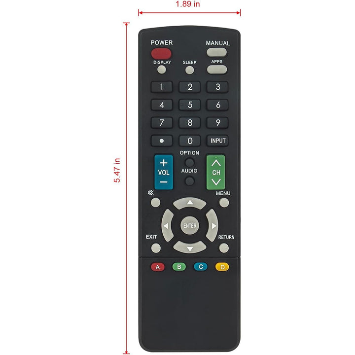 GB244WJSA Replacement Remote for Sharp Aquos TVs - Just Closeouts Canada Inc.