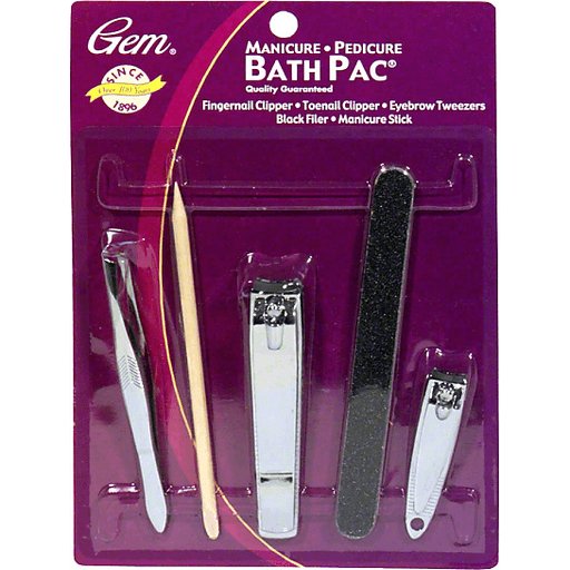 Gem Manicure/Pedicure Bath Pac, 5pc - Just Closeouts Canada Inc.072032621010