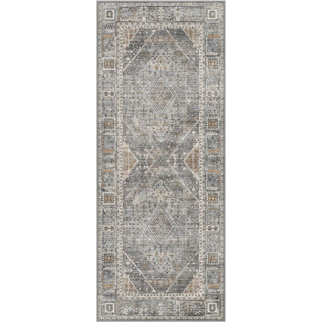 GENIMO Runner Rug 2x5, Machine Washable Hallway Runner Rugs, Non Slip Low Pile Carpet Runner for Living Room, Entryway, Bedroom, Kitchen and Hall,Passage - Just Closeouts Canada Inc.