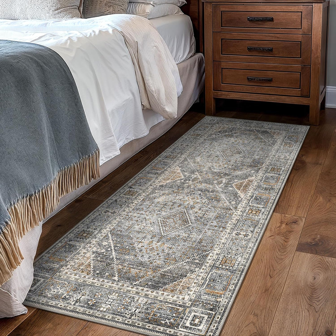 GENIMO Runner Rug 2x5, Machine Washable Hallway Runner Rugs, Non Slip Low Pile Carpet Runner for Living Room, Entryway, Bedroom, Kitchen and Hall,Passage - Just Closeouts Canada Inc.