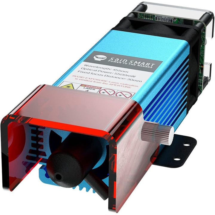 Genmitsu CFL55 Compressed Spot Laser Module, 0.1mm*0.1mm Laser Spot, 5.5W FAC Laser Module for Genmitsu 3020 - PRO MAX V2, 3030 - PROVer MAX, PROVerXL 4030, 4030V2 & 4040 - PRO, 4040 Reno, Jinsoku LC - 60A - Just Closeouts Canada Inc.