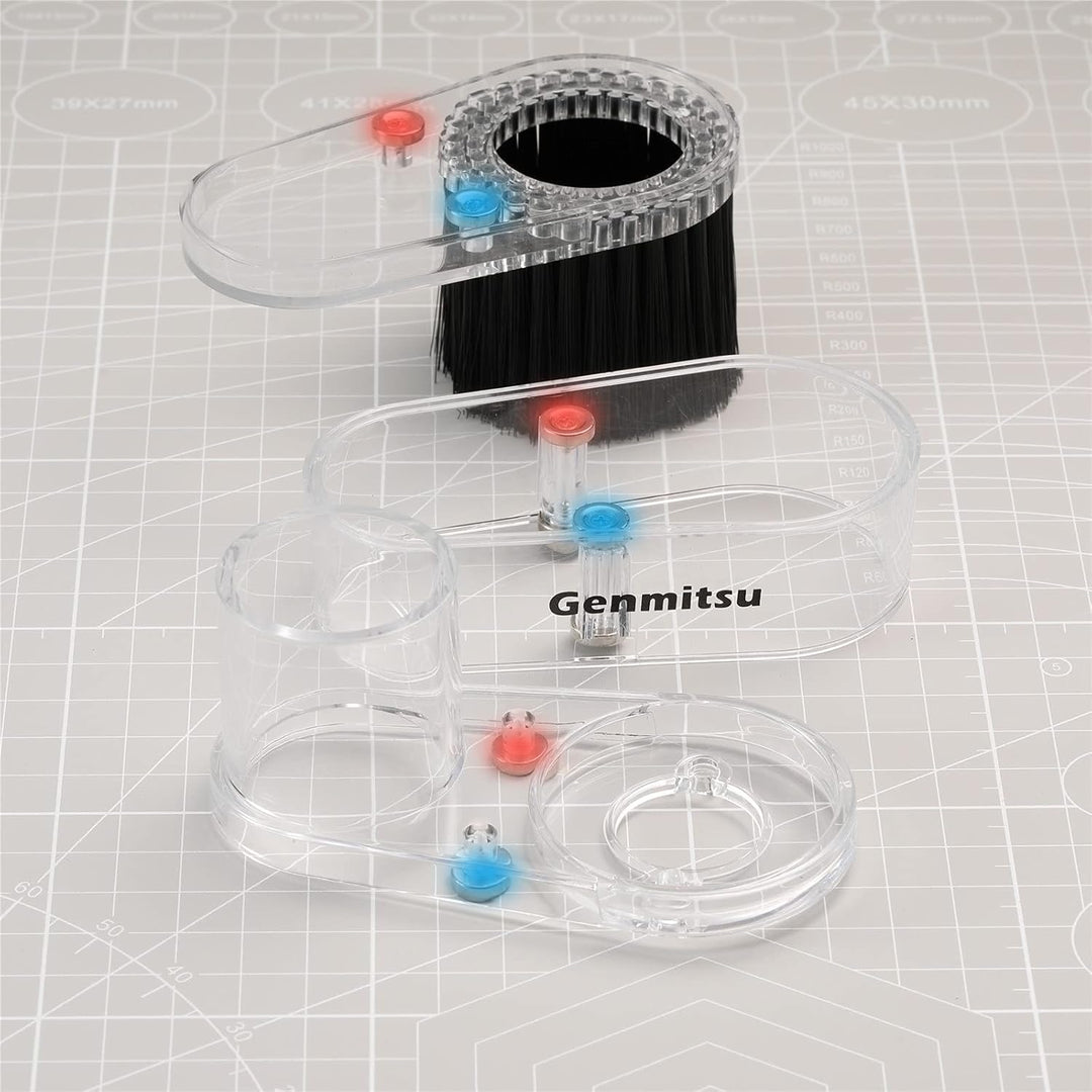 Genmitsu CNC Dust Shoe ABS Cover Cleaner for 3018 Series CNC Router/CNC Machines with a 42mm Diameter Motor, Hose Adapter Outer Diameter 38.1 mm (1.26?), Transparent - Just Closeouts Canada Inc.