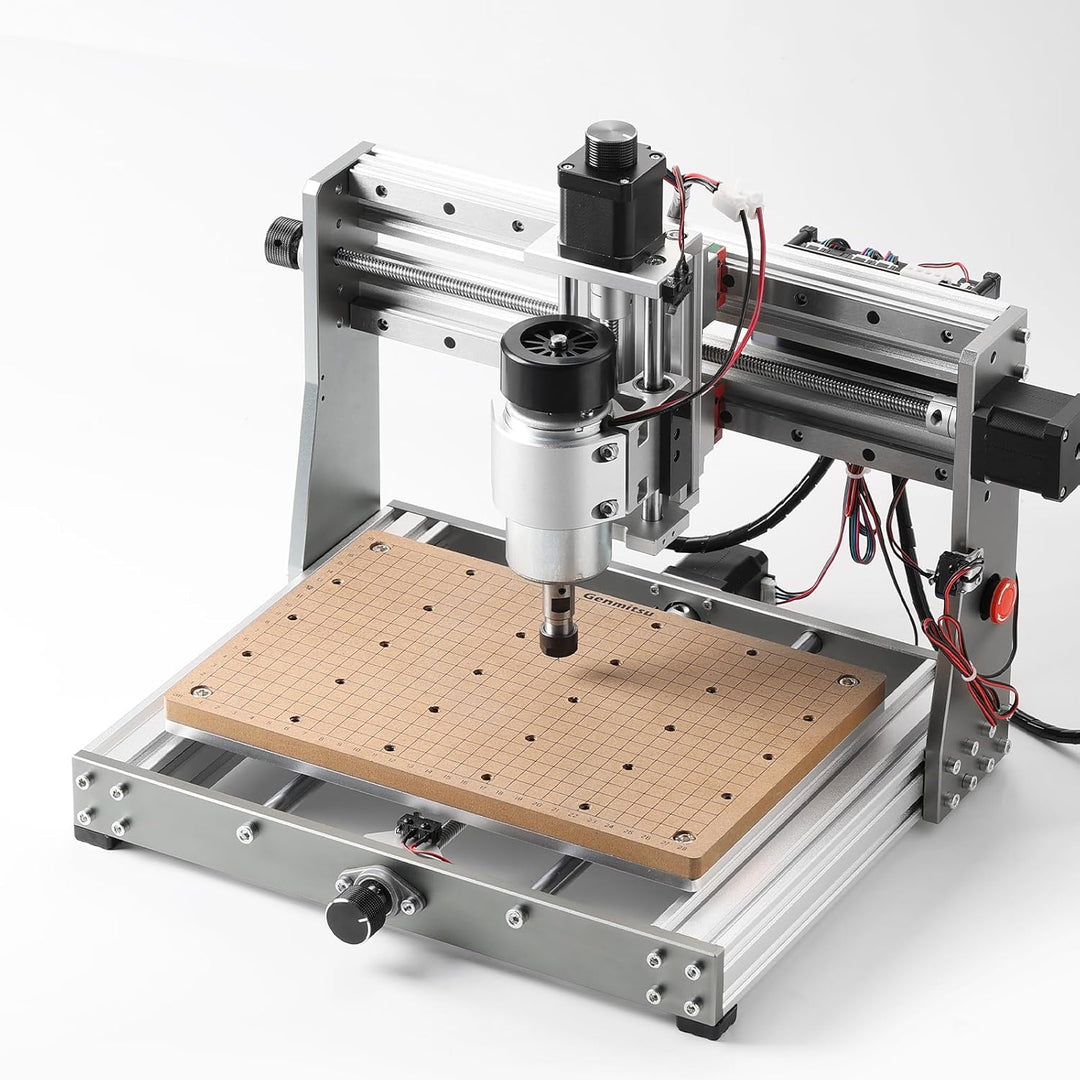 Genmitsu CNC MDF Grid Spoilboard for 3020 CNC Router Machine, Compatible with 3020 - PRO Max & V2, 300 x 200 x 12mm, M6 Holes (6mm), Screws and Wrench Included - Just Closeouts Canada Inc.