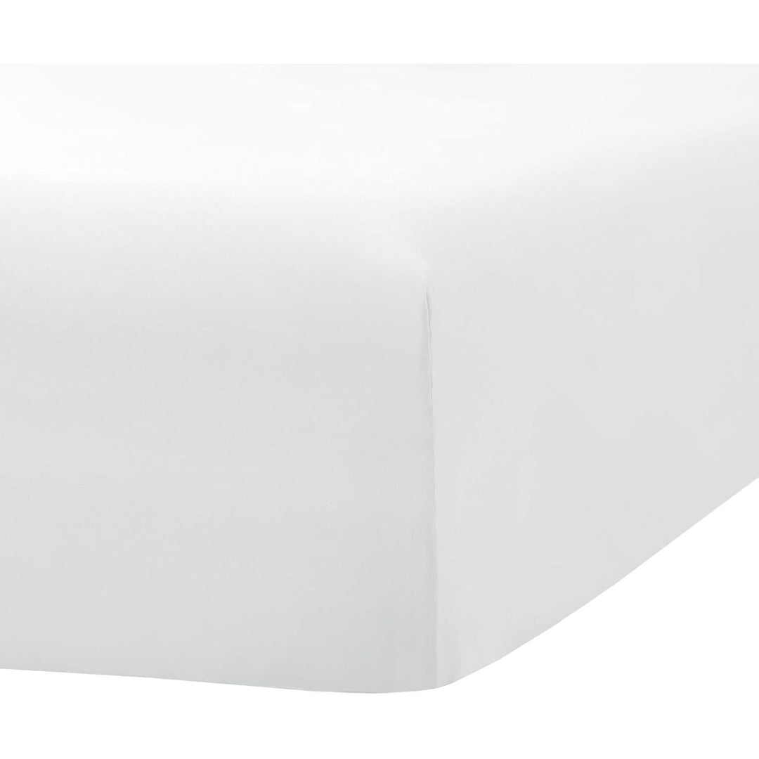 Ghooss Deep Pocket Fitted Sheet,White King Fitted Sheet Only,Hotel Luxury 1500 Bedding - Wrinkle, Fade and Stain Resistant - 1 Pack,White,King - Just Closeouts Canada Inc.