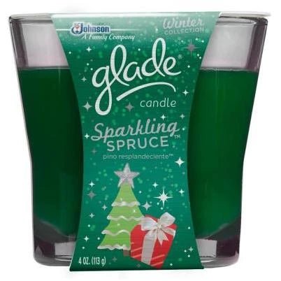 Glade Holiday Candle Sparkling Spruce, 113g - Just Closeouts Canada Inc.046500747397