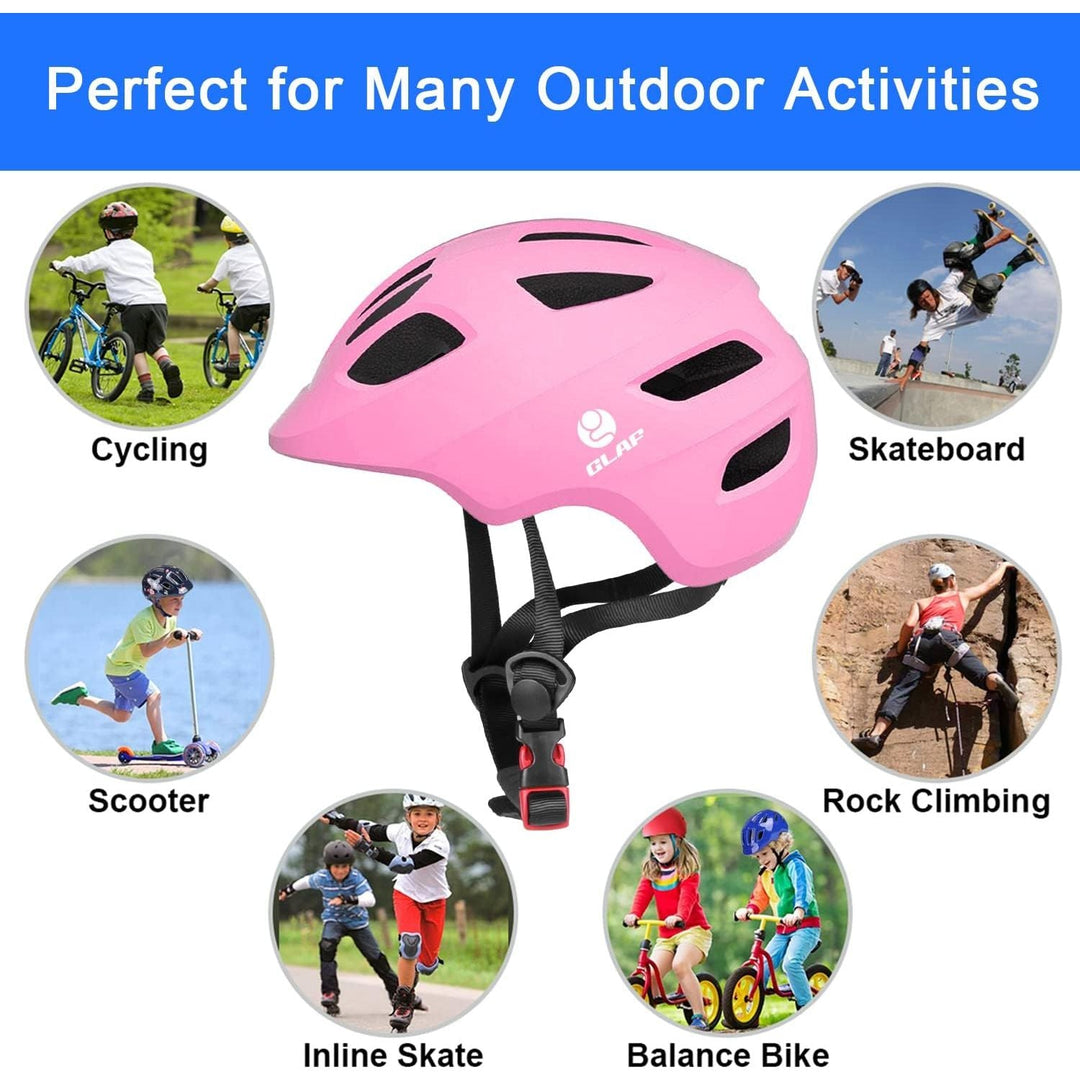 GLAF Toddler Helmet Kids Bike Helmet Infant Helmet for Girls Boys Youth Helmet Ventilation Baby Adjustable Helmet Skateboard Helmet for 12 Months and Older - XS Pink - Just Closeouts Canada Inc.