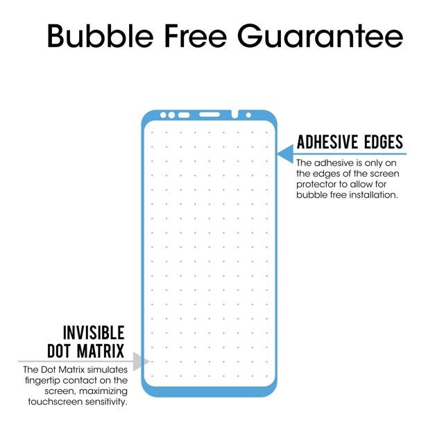 Glass Screen Protector for Samsung Galaxy S9, 3D Curved Tempered Glass, Dot Matrix with Easy Installation Tray, Case Friendly (Black) - Just Closeouts Canada Inc.X001PCGXHH