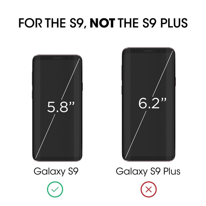 Glass Screen Protector for Samsung Galaxy S9, 3D Curved Tempered Glass, Dot Matrix with Easy Installation Tray, Case Friendly (Black) - Just Closeouts Canada Inc.X001PCGXHH