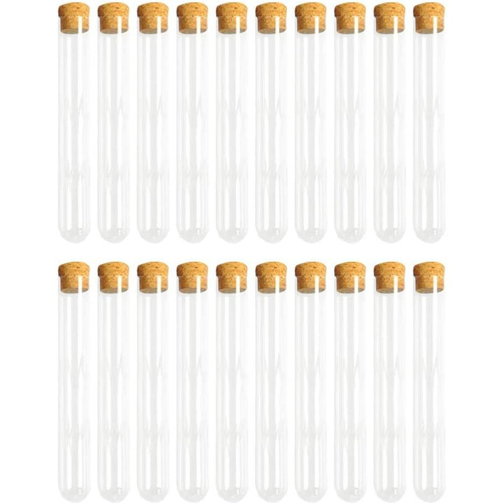 Glass Test Tubes - 20x150mm with Cork Stoppers as Bath Salt Containers 30PCS - Just Closeouts Canada Inc.