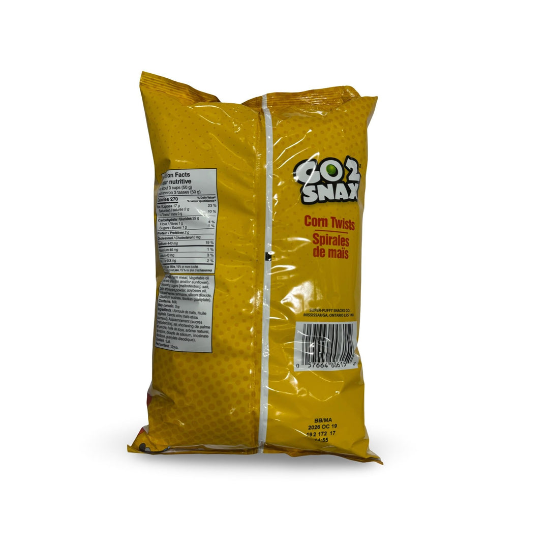 Go 2 Snax Corn Twists, 150g - Just Closeouts Canada Inc.
