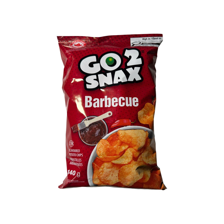 Go2Snax Bbq Potato Chips, 140g - Just Closeouts Canada Inc.057664008965