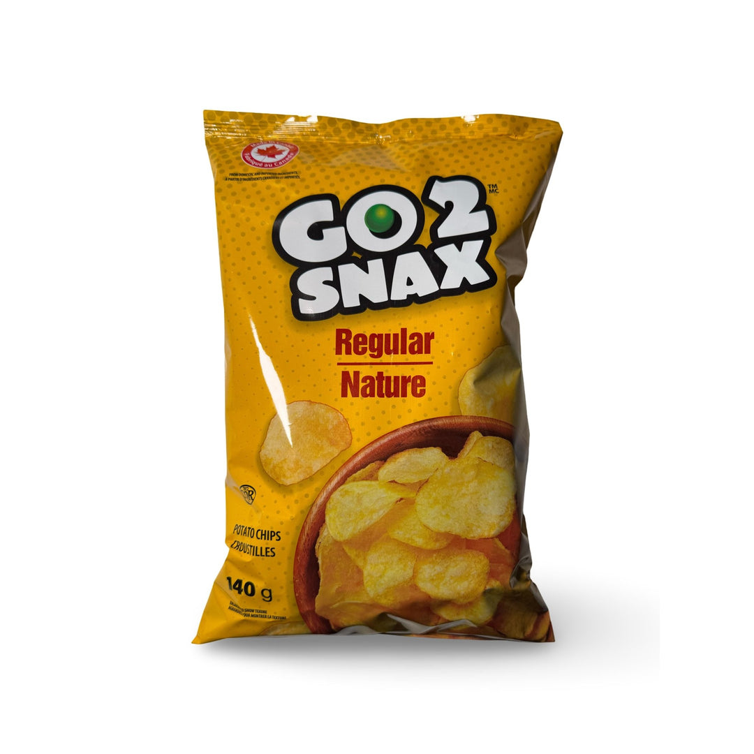Go2Snax Original Potato Chips, 140g - Just Closeouts Canada Inc.057664008972