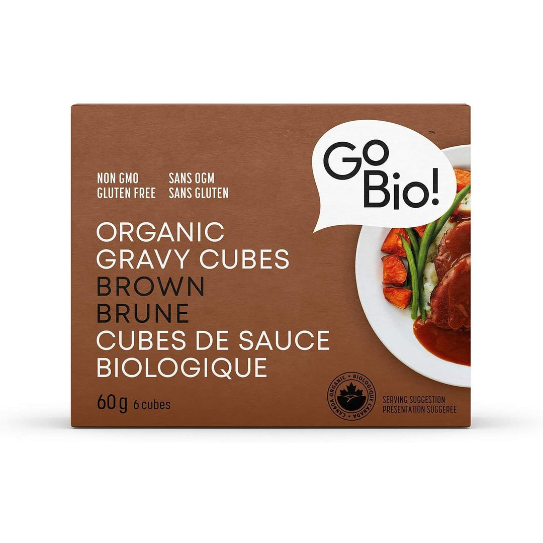 GoBIO! Organic Brown Gravy Cubes, 60g - Just Closeouts Canada Inc.