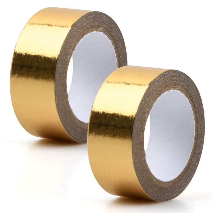 Two rolls of gold foil washi tape