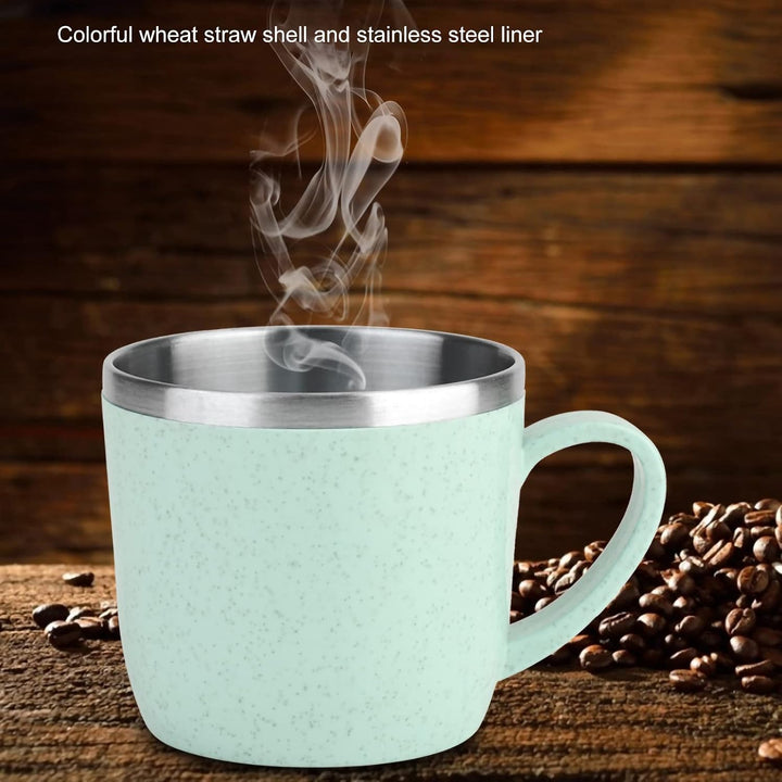 Green 220 mL Double-Wall Insulated Cup with Handle - Just Closeouts Canada Inc.X004HY51OB