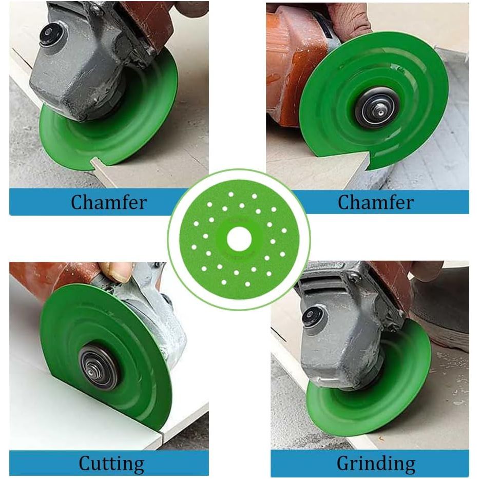Green Diamond Cutting and Grinding Discs, 4-Pack, 10 cm - Just Closeouts Canada Inc.X004Q7443D