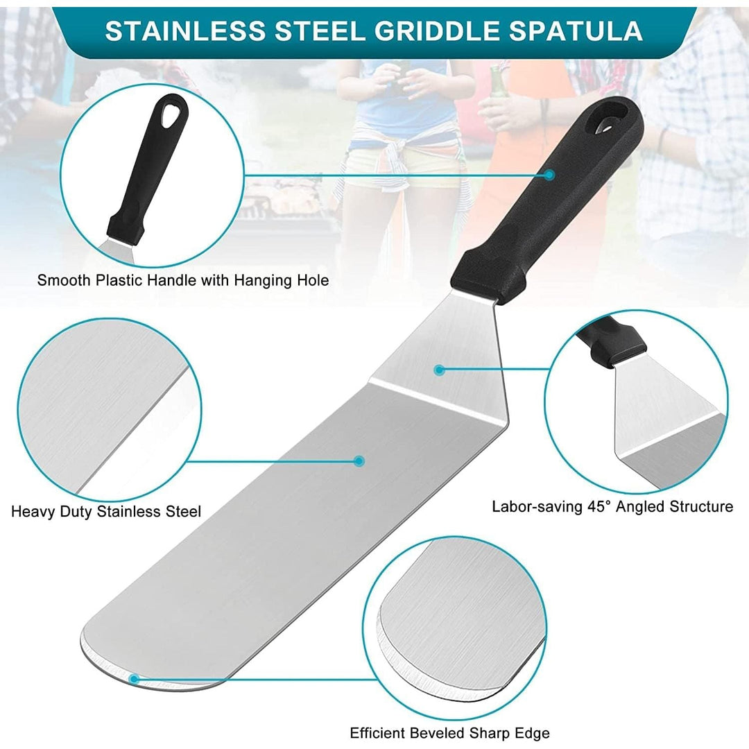 Griddle Accessories Set of 26, Heavy Duty Smash Burger Press Tools with Metal Griddle Spatula, Melting Dome for Cast Iron Flat Top Grill, Backyard BBQ - Just Closeouts Canada Inc.