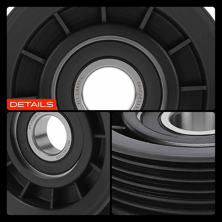 Grooved Belt Idler Pulley for Select Ford, Chevrolet, GMC & Jeep - Just Closeouts Canada Inc.