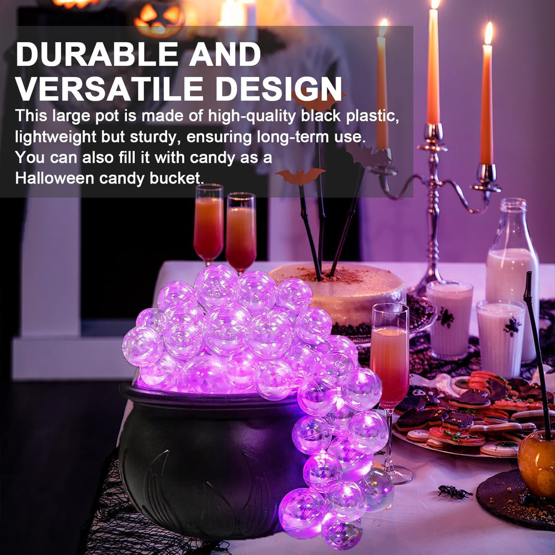 Halloween Decorations Indoor, 2024 DIY Bubbling Cauldron Set, Black Plastic Bowl Hocus Pocus Party Decoration, Spooky Vintage Decor for Home Kitchen Room Party Table Home Halloween Party - Just Closeouts Canada Inc.614161271430