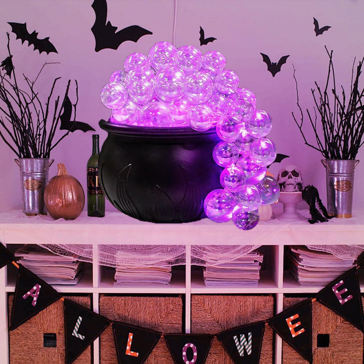 Halloween Decorations Indoor, 2024 DIY Bubbling Cauldron Set, Black Plastic Bowl Hocus Pocus Party Decoration, Spooky Vintage Decor for Home Kitchen Room Party Table Home Halloween Party - Just Closeouts Canada Inc.614161271430