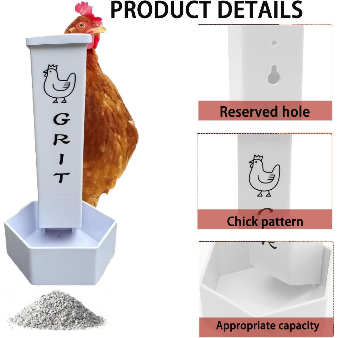 Poultry feeder measurements and parts