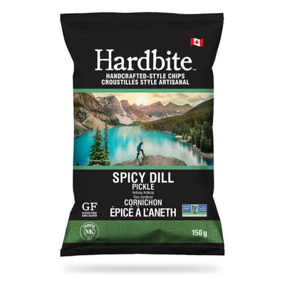 Hardbite - Spicy Dill Pickle Potato Chips, 150g - Just Closeouts Canada Inc.673513106509
