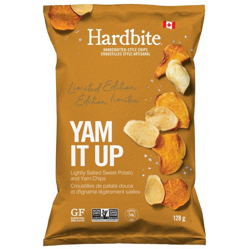 Hardbite Vegetable Chips, Yam It Up , 128g - Just Closeouts Canada Inc.673513701308