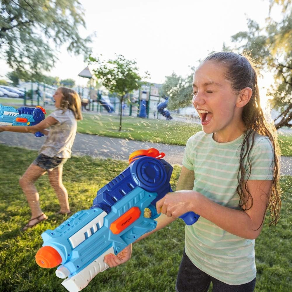 Heytech 2 Pack Super Water Gun 1200CC High Capacity Water Soaker Blaster - Just Closeouts Canada Inc.